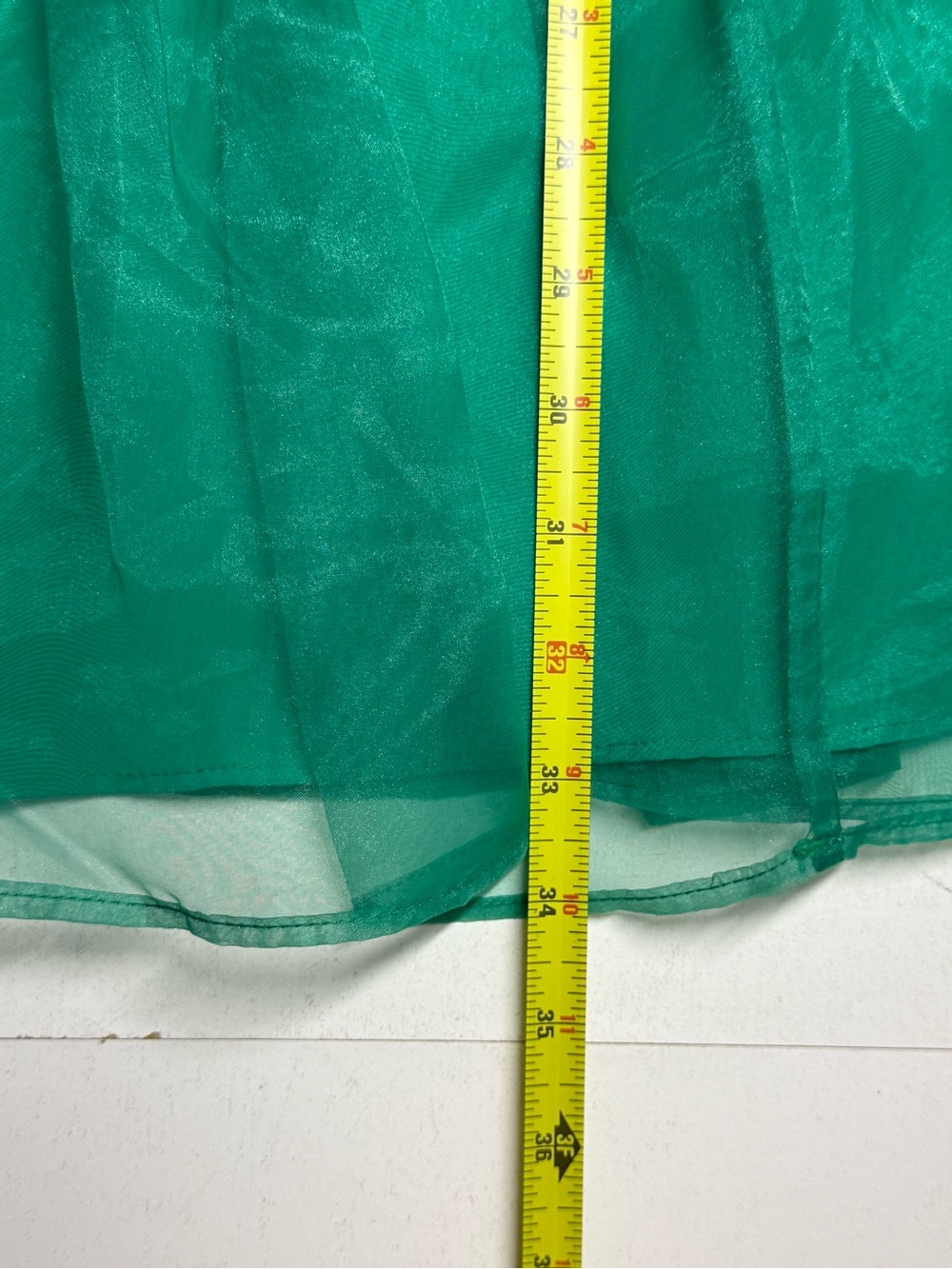 Maeve by Anthropologie Organza Bow-Neck Kelly Green Halter Tie Mini Dress - Picture 10 of 10